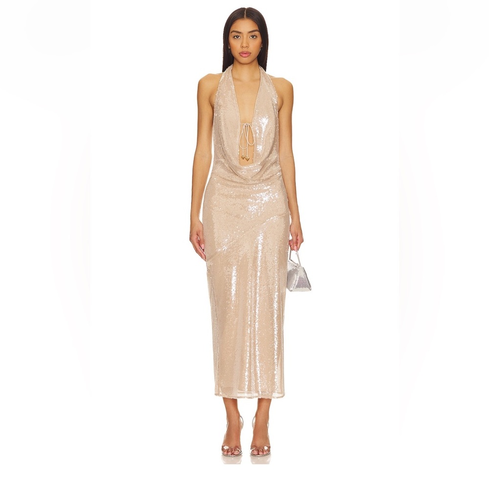 Lovers and Friends Stevie Sequin Midi Dress